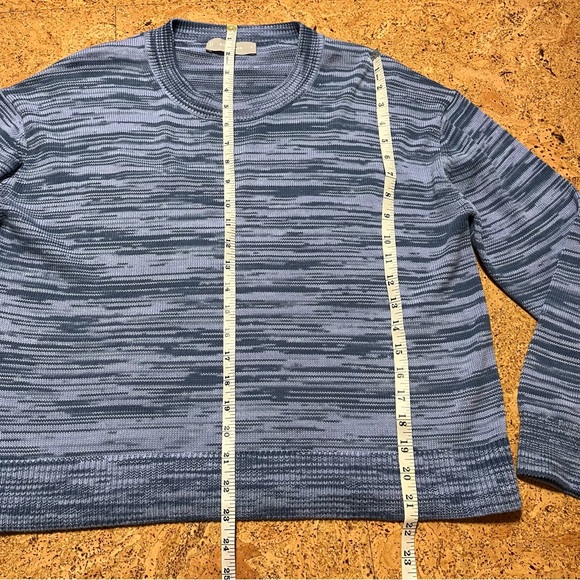 Everlane Wm’s Space Dyed Rib Trim Crewneck Sweater Sz M - Picture 7 of 8